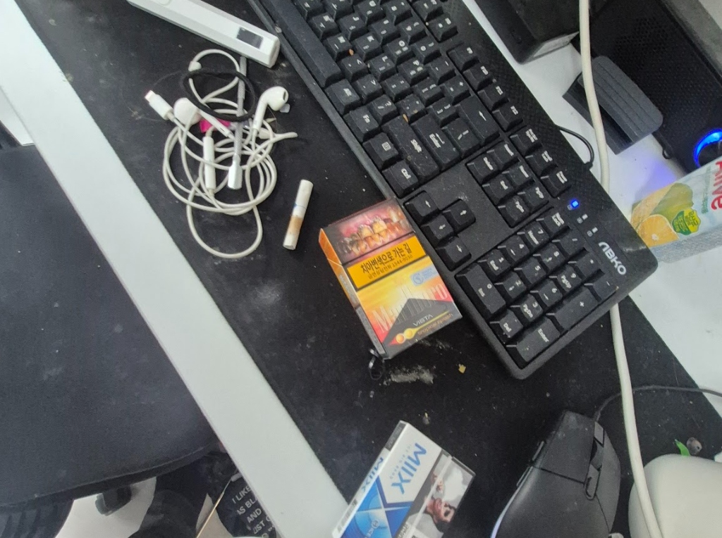 청소 불량 예시 4